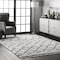 Nuloom Transitional Kristi Shag Area Rug 4ft x 6ft KKEL02A-406 - alternate 1